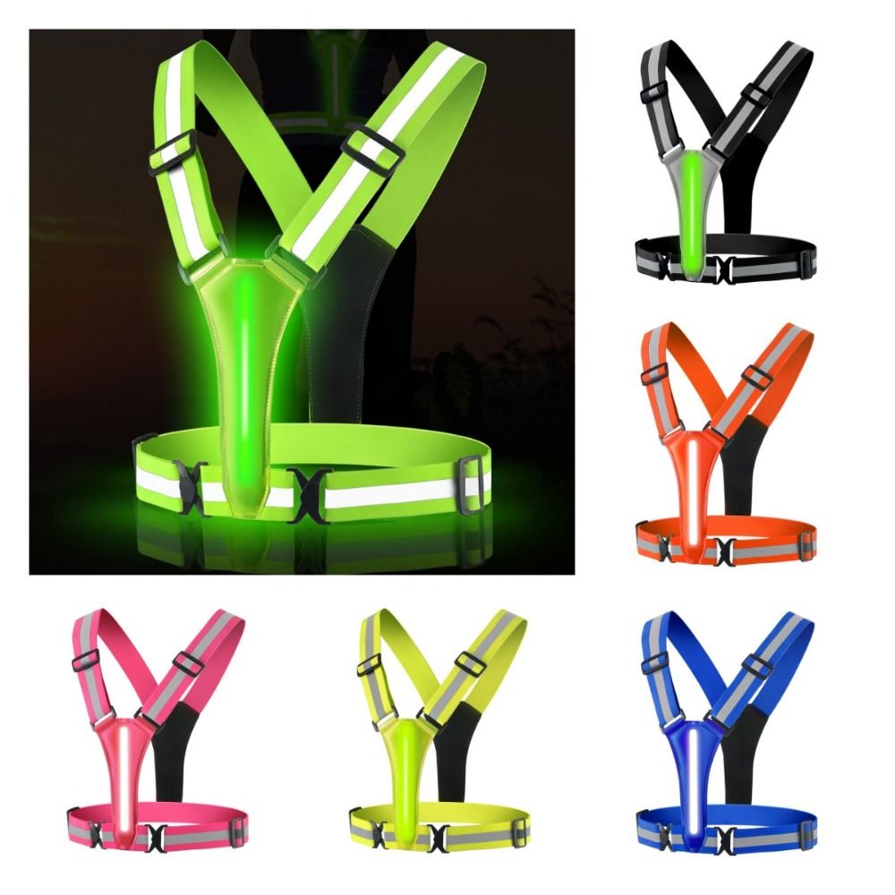 USB Rechargeable LED Reflectiv - Running Visibility Gear recension och pris