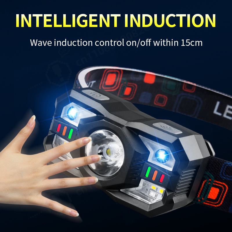 LED Induction Headlamp USB Cha - Running Headlamp recension och pris