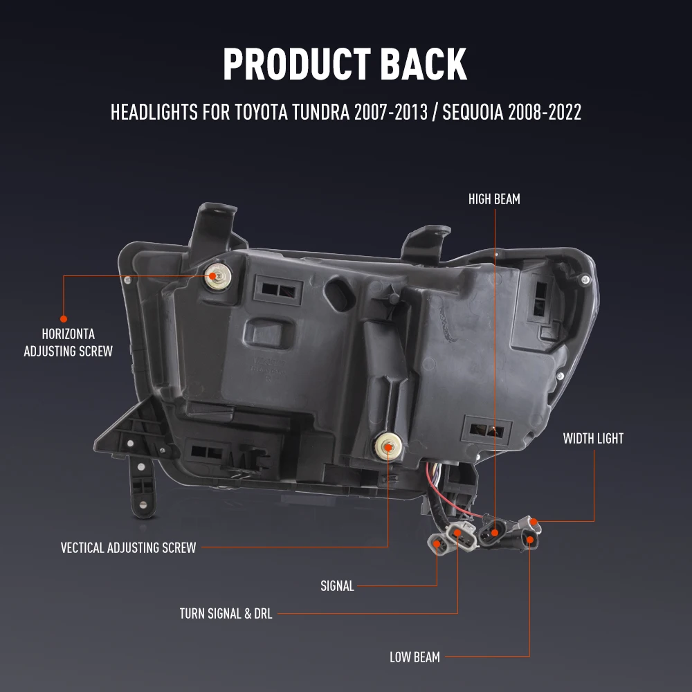 Car Styling Head Lamp for Toyo - Running Headlamp recension och pris