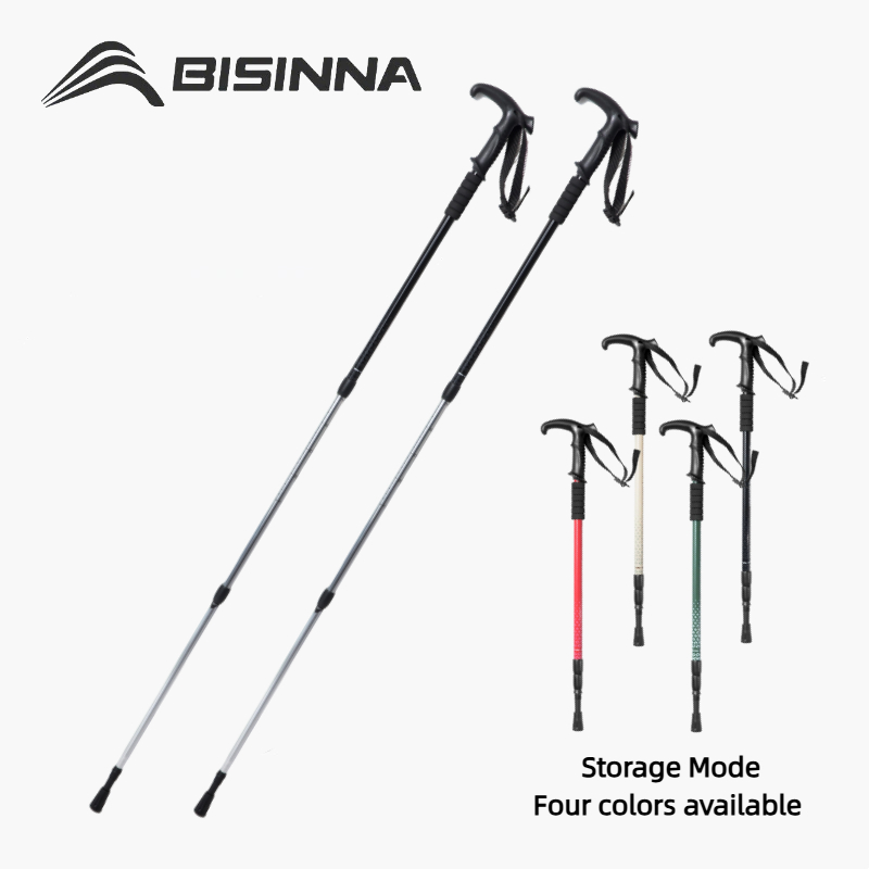 BISINNA 2PCS T Handle Walking  - Trekking Pole Carbon recension och pris